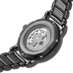 Emporio Armani Luigi AR60029 43mm Men's Automatic Watch – Gunmetal Skeleton & Gunmetal Stainless Steel Bracelet