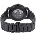 Emporio Armani Luigi AR60045 43mm Men's Automatic Watch – Black Skeleton & Black Stainless Steel Bracelet