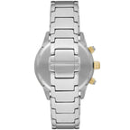 Emporio Armani Mario AR11454 43mm Men's Chronograph Watch – Green Sunray & Green Rubber Strap