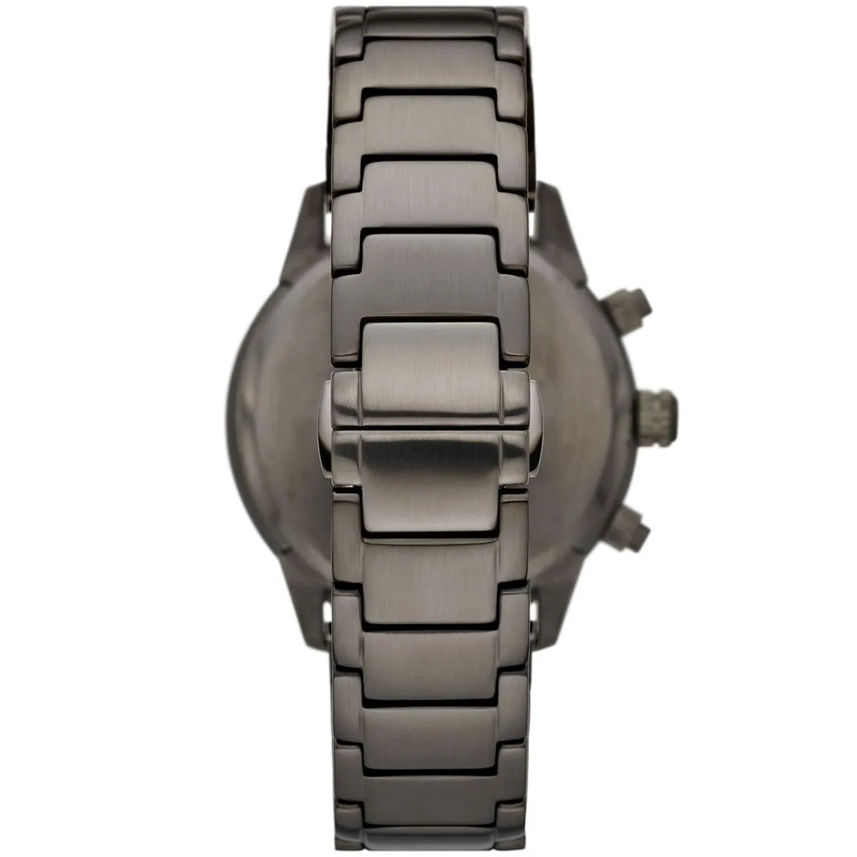 Emporio Armani Mario AR11471 43mm Men's Chronograph Watch – Silver & Gunmetal Stainless Steel Bracelet