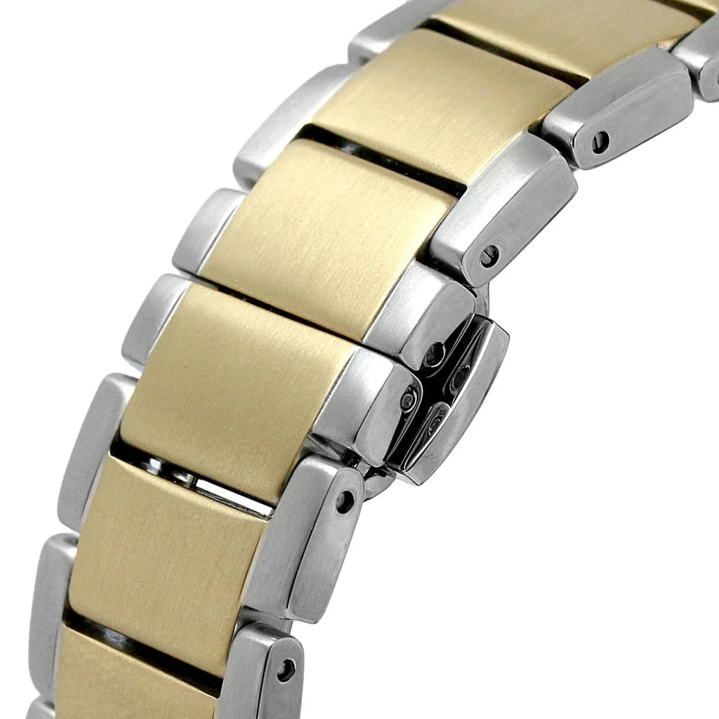 Emporio Armani Mario AR11521 43mm Men's Chronograph Watch – Black & Two-Tone Stainless Steel Bracelet