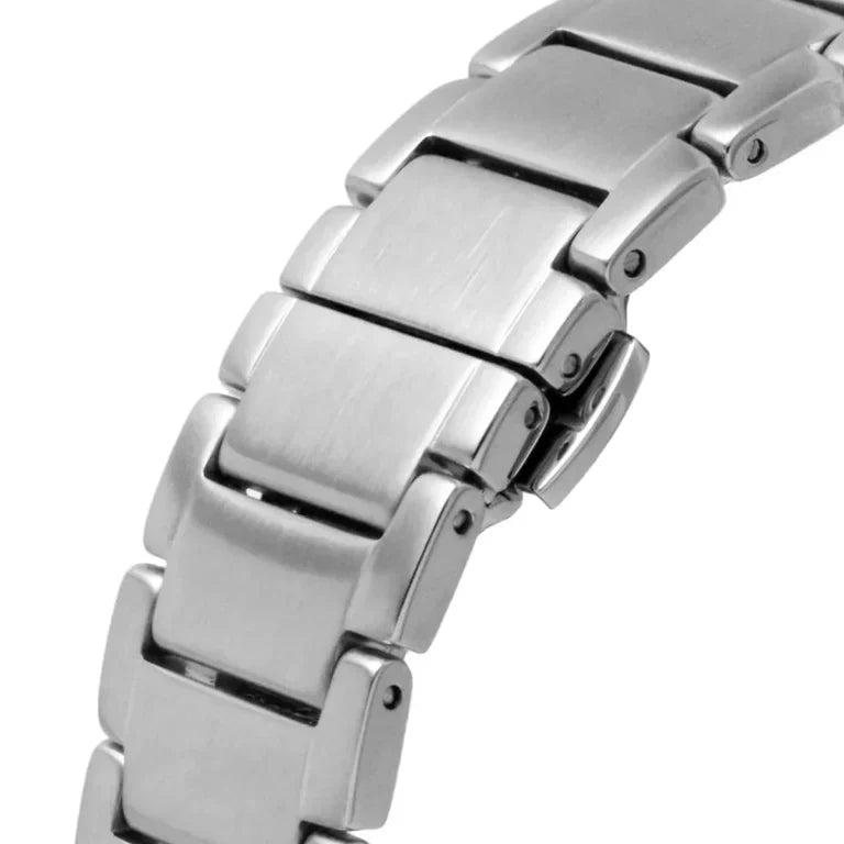 Emporio Armani Mario AR60053 43mm Men's Automatic Watch – Green Skeleton & Silver Stainless Steel Bracelet