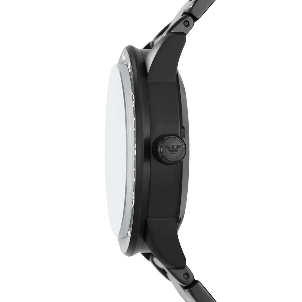 Emporio Armani Mario AR60054 43mm Men's Automatic Watch – Black Skeleton & Black Stainless Steel Bracelet