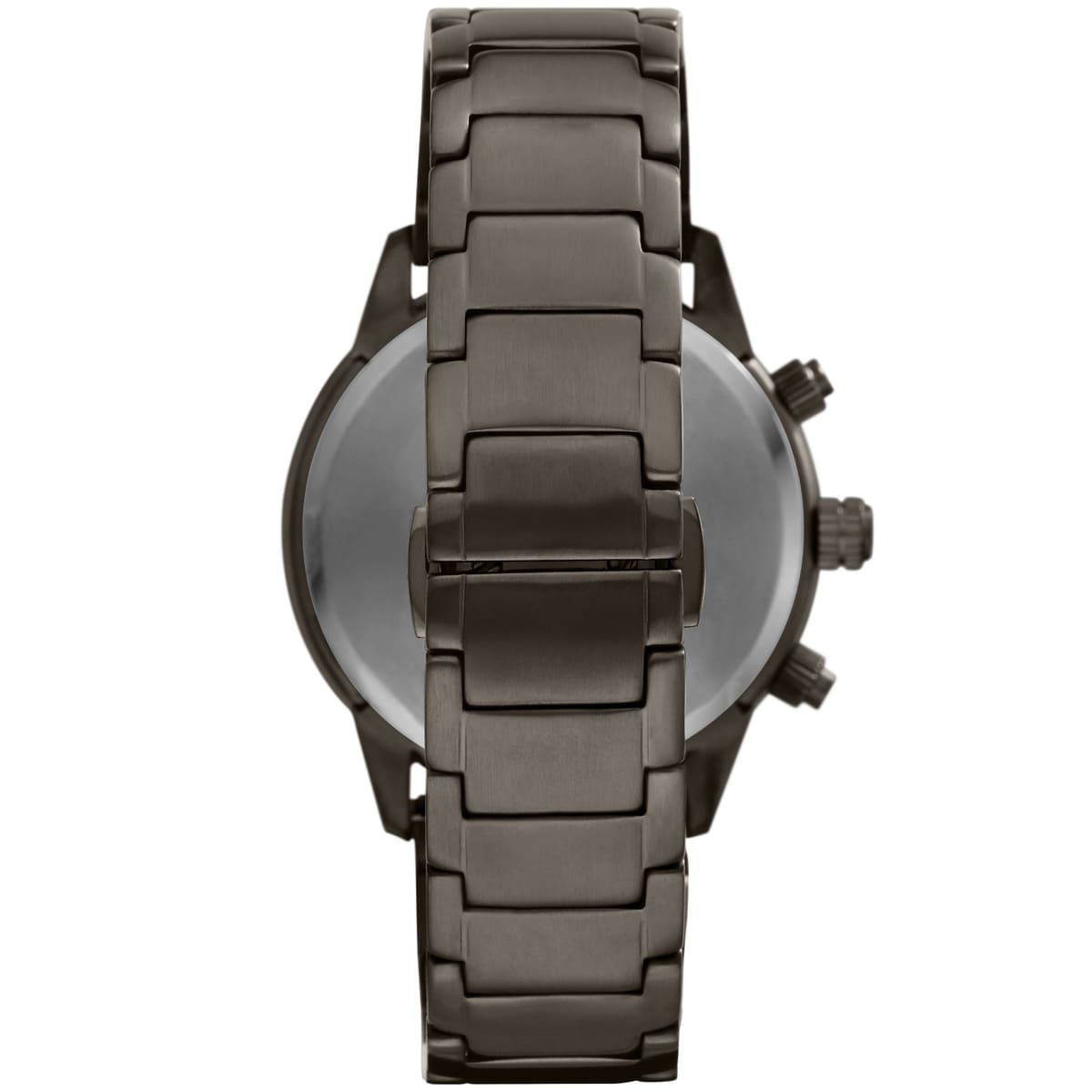 Emporio Armani Mario AR80045 Men's Chronograph Watch – Blue Sunray & Gunmetal Genuine Leather Strap