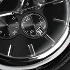 Emporio Armani Maximus AR0431 47mm Men's Chronograph Watch – Black & Black Genuine Leather Strap