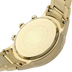 Emporio Armani Renato AR11332 43mm Men's Chronograph Watch – Off-White & Gold Stainless Steel Bracelet