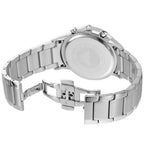 Emporio Armani Renato AR11507 Men's Chronograph Watch – Green Sunray & Silver Stainless Steel Bracelet