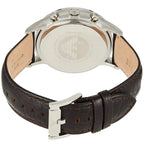 Emporio Armani Renato AR2433 43mm Men's Chronograph Watch – Champagne & Brown Genuine Leather Strap
