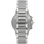 Emporio Armani Renato AR2486 43mm Men's Chronograph Watch – Navy Blue Textured & Blue Stainless Steel Bracelet