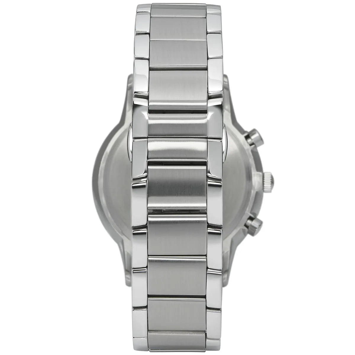 Emporio Armani Renato AR2486 43mm Men's Chronograph Watch – Navy Blue Textured & Blue Stainless Steel Bracelet