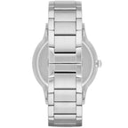 Emporio Armani Renato AR2514 43mm Men's Chronograph Watch – Grey & Silver Stainless Steel Bracelet