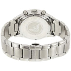 Emporio Armani Retro AR5860 43mm Men's Chronograph Watch – Royal Blue Sunray & Royal Blue Stainless Steel Bracelet