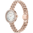 Emporio Armani Rosa AR11355 30mm Women's Quartz Watch – Mother-of-Pearl Crystal-Set & Rose Gold-Tone Stainless Steel Bracelet