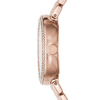 Emporio Armani Rosa AR11355 30mm Women's Quartz Watch – Mother-of-Pearl Crystal-Set & Rose Gold-Tone Stainless Steel Bracelet