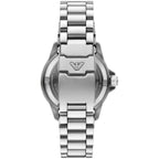 Emporio Armani Sea Explorer AR60083 42mm Men's Automatic Watch – Yellow & Silver-Tone Stainless Steel Bracelet