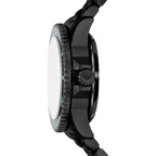 Emporio Armani Sea Explorer AR60084 42mm Men's Automatic Watch – Tiffany Blue Sunray & Black Stainless Steel Bracelet