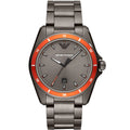Emporio Armani Sigma AR11178 44mm Men's Quartz Watch – Grey & Gunmetal Stainless Steel Bracelet
