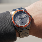 Emporio Armani Sigma AR11178 44mm Men's Quartz Watch – Grey & Gunmetal Stainless Steel Bracelet
