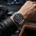 Emporio Armani Sigma AR6098 44mm Men's Chronograph Watch – Black & Black Stainless Steel Bracelet