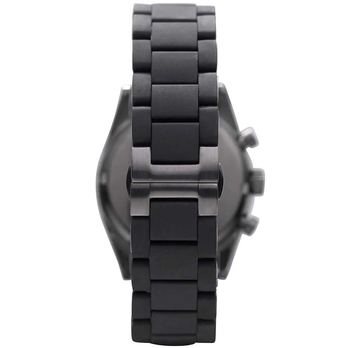 Emporio Armani Tazio AR5889 43mm Men's Chronograph Watch – Grey & Gunmetal Genuine Leather Strap