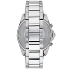 Emporio Armani Tazio AR6091 Men's Chronograph Watch – Navy Blue & Silver Stainless Steel Bracelet