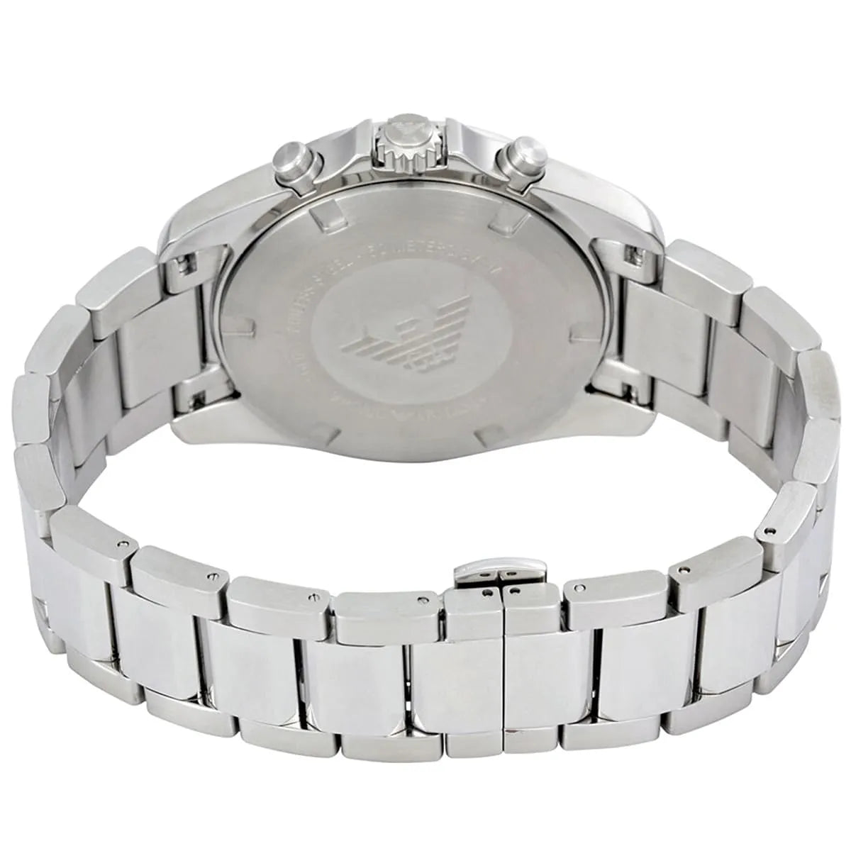 Emporio Armani Tazio AR6091 Men's Chronograph Watch – Navy Blue & Silver Stainless Steel Bracelet