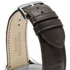 Emporio Armani Valente AR1634 43mm Men's Chronograph Watch – Champagne & Brown Genuine Leather Strap