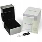 Emporio Armani Aviator AR60025 43mm Men's Automatic Watch – Black Open-Heart & Rose Gold Stainless Steel Mesh Bracelet