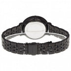 Fossil Jacqueline ES3614 36mm Women’s Watch – Textured Black Dial, Black Stainless Steel Bracelet & Rose Gold-Tone Accents