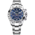 Rolex Cosmograph Daytona Master Quality Watch – Blue Dial & Stainless Steel Oyster Bracelet