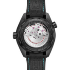 Omega Seamaster Planet Ocean Worldtimer Master Quality Watch – Turquoise Dial & Black Rubber Strap