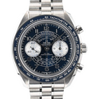 Omega Speedmaster Chronoscope Master Quality Chronograph – Blue Dial & Stainless Steel Bracelet