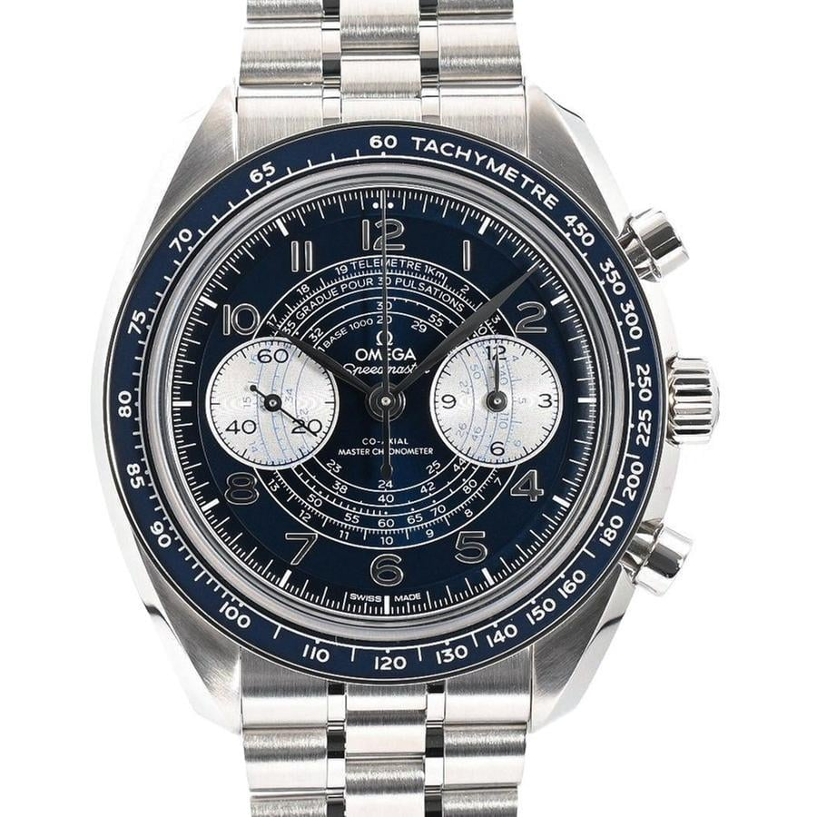Omega Speedmaster Chronoscope Master Quality Chronograph – Blue Dial & Stainless Steel Bracelet