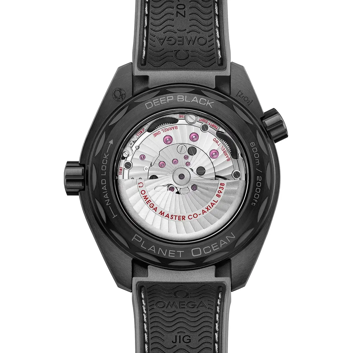Omega Seamaster Planet Ocean Worldtimer Master Quality Watch – Black Dial & Black Rubber Strap