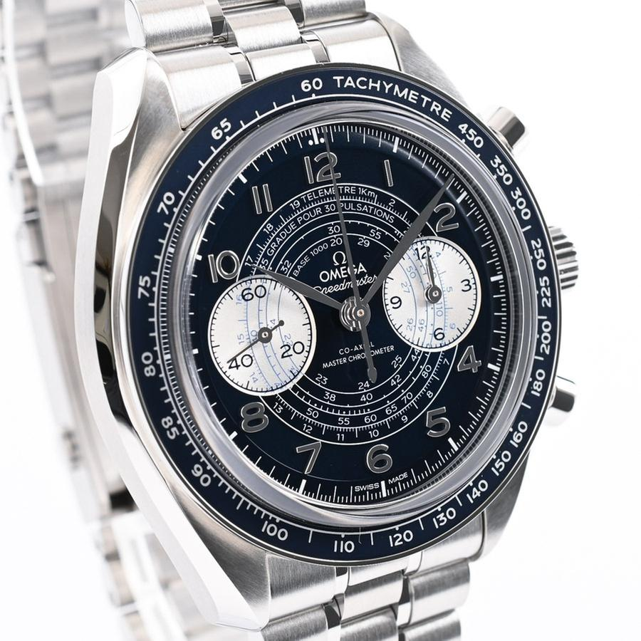 Omega Speedmaster Chronoscope Master Quality Chronograph – Blue Dial & Stainless Steel Bracelet