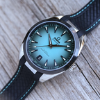 Omega Seamaster Aqua Terra 150M Master Quality Watch – Turquoise Dial & Black Rubber Strap