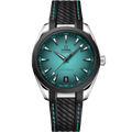 Omega Seamaster Aqua Terra 150M Master Quality Watch – Turquoise Dial & Black Rubber Strap