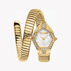 Just Cavalli Signature JC1L303M0025 Women's Quartz Watch – Signature with Silver Stainless Steel Bracelet