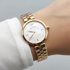 Emporio Armani Arianna AR11196 32mm Women's Quartz Watch – Mother-of-Pearl & Rose Gold Stainless Steel Bracelet