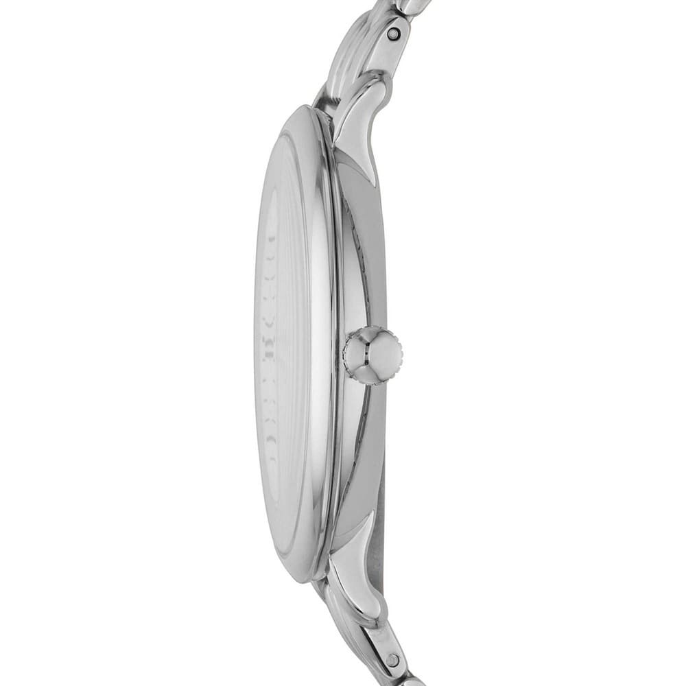 Fossil Jacqueline ES3433 36mm Women’s Watch – White Dial, Silver-Tone Stainless Steel Bracelet & Date Display