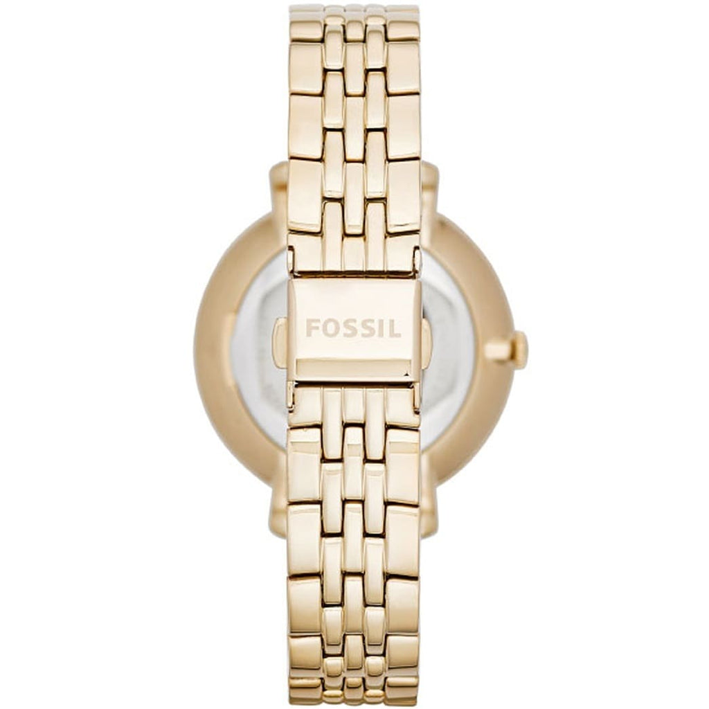 Fossil Jacqueline ES3434 36mm Women’s Watch – Cream Dial, Gold-Tone Stainless Steel Bracelet & Date Display