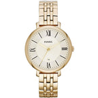 Fossil Jacqueline ES3434 36mm Women’s Watch – Cream Dial, Gold-Tone Stainless Steel Bracelet & Date Display