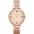 Fossil Jacqueline ES3435 36mm Women’s Watch – Rose Gold-Tone Dial, Stainless Steel Bracelet & Date Display