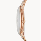 Fossil Jacqueline ES3435 36mm Women’s Watch – Rose Gold-Tone Dial, Stainless Steel Bracelet & Date Display