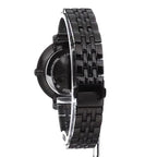Fossil Jacqueline ES3614 36mm Women’s Watch – Textured Black Dial, Black Stainless Steel Bracelet & Rose Gold-Tone Accents