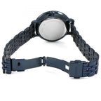 Fossil Jacqueline ES4094 36mm Women’s Watch – Textured Navy Dial, Navy Stainless Steel Bracelet & Rose Gold-Tone Accents