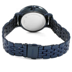 Fossil Jacqueline ES4094 36mm Women’s Watch – Textured Navy Dial, Navy Stainless Steel Bracelet & Rose Gold-Tone Accents