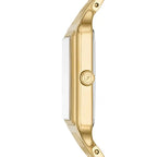 Fossil Raquel ES5220 Women’s Watch – White Dial, Gold-Tone Stainless Steel Bracelet & Day-Date Display