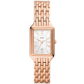 Fossil Raquel ES5271 23mm Women’s Watch – White Dial, Rose Gold-Tone Bracelet & Date Display