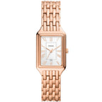 Fossil Raquel ES5271 23mm Women’s Watch – White Dial, Rose Gold-Tone Bracelet & Date Display